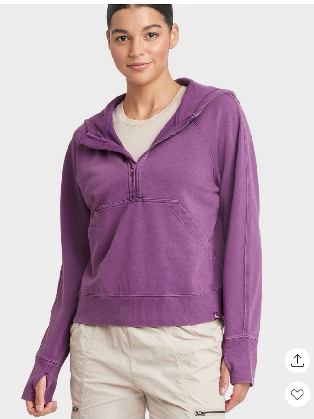 Joylab Quarter zip hoodie